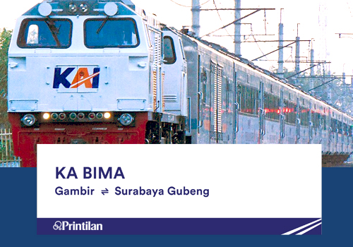 Jadwal KA Bima, Gambir-Surabaya Gubeng PP 2025