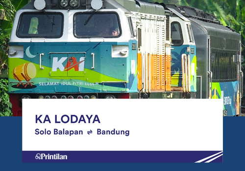 Jadwal KA Lodaya, Solo Balapan-Bandung PP
