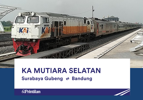 Jadwal KA Mutiara Selatan, Bandung-Surabaya Gubeng PP