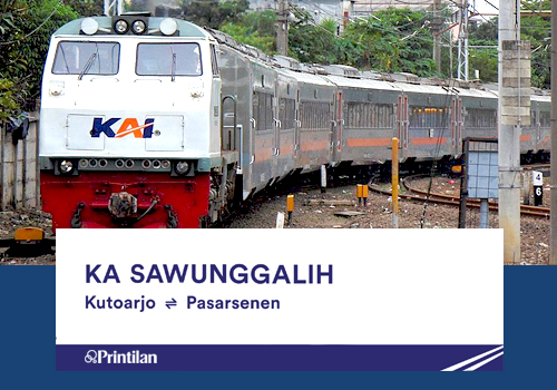 Jadwal KA Sawunggalih, Pasarsenen-Kutoarjo PP