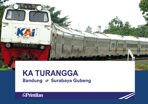 Jadwal KA Turangga, Bandung-Surabaya Gubeng PP