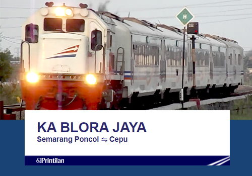Jadwal KA Blora Jaya, Semarang Poncol-Cepu PP