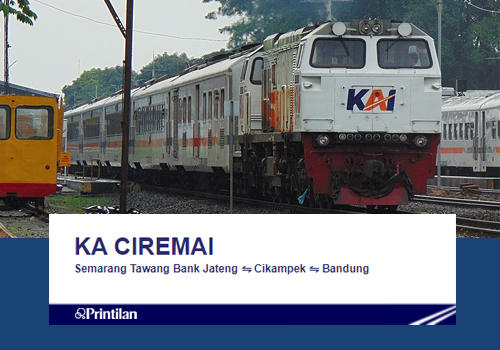 Jadwal KA Ciremai, Semarang Tawang-Cikampek-Bandung PP