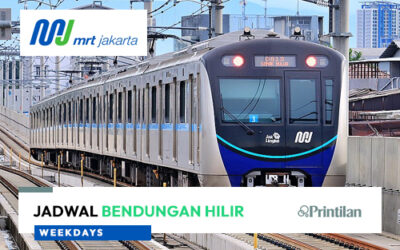 Naik MRT Jakarta di Stasiun Bendungan Hilir arah Bundaran HI pada Hari Kerja, Catat Waktunya!