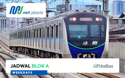 Naik MRT Jakarta di Stasiun Blok A arah Bundaran HI pada Hari Kerja, Catat Waktunya!