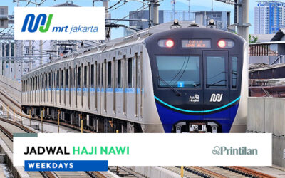 Naik MRT Jakarta di Stasiun Haji Nawi arah Bundaran HI pada Hari Kerja, Catat Waktunya!