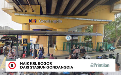 Naik KRL Lin Bogor dari Stasiun Gondangdia, Catat Jadwalnya!