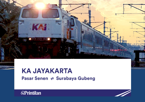 Jadwal KA Jayakarta, Pasarsenen-Surabaya Gubeng PP