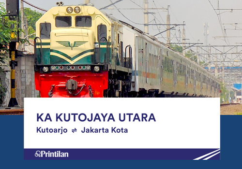 Jadwal KA Kutojaya Utara, Kutoarjo-Jakarta Kota PP