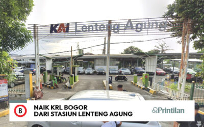 Naik KRL Lin Bogor dari Stasiun Lenteng Agung, Catat Jadwalnya!