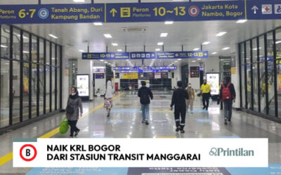 Naik KRL Lin Bogor dari Stasiun Transit Manggarai, Catat Jadwalnya!