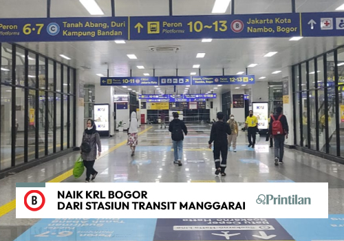 Naik KRL Lin Bogor dari Stasiun Transit Manggarai, Catat Jadwalnya!