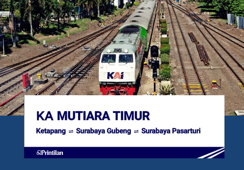 Jadwal KA Mutiara Timur, Surabaya Pasarturi-Ketapang PP