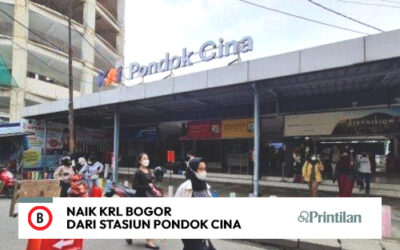 Naik KRL Lin Bogor dari Stasiun Pondok Cina, Catat Jadwalnya!