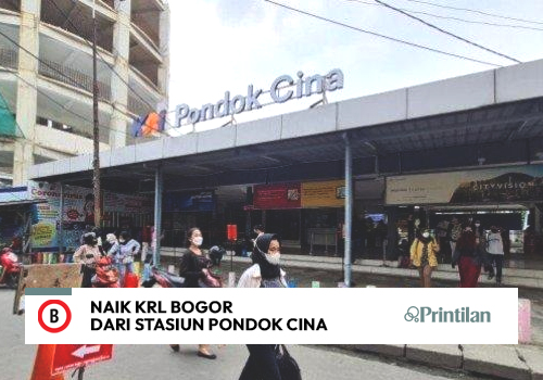 Naik KRL Lin Bogor dari Stasiun Pondok Cina, Catat Jadwalnya!