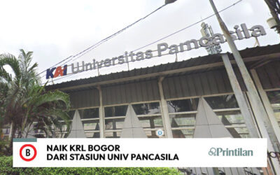 Naik KRL Lin Bogor dari Stasiun Universitas Pancasila, Catat Jadwalnya!