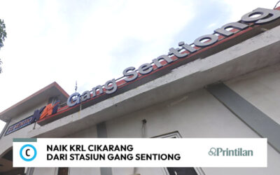 Naik KRL Lin Cikarang dari Stasiun Gang Sentiong, Catat Jadwalnya!