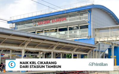 Naik KRL Lin Cikarang dari Stasiun Tambun, Catat Jadwalnya!