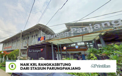 Naik KRL Lin Rangkasbitung dari Stasiun Parungpanjang, Catat Jadwalnya!