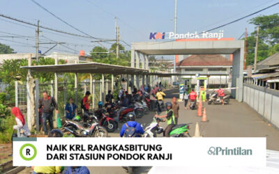 Naik KRL Lin Rangkasbitung dari Stasiun Pondok Ranji, Catat Jadwalnya!