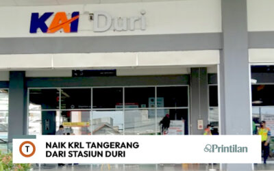 Naik KRL Lin Tangerang dari Stasiun Duri, Catat Jadwalnya!