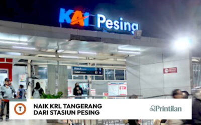 Naik KRL Lin Tangerang dari Stasiun Pesing, Catat Jadwalnya!