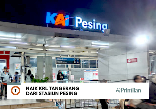 Naik KRL Lin Tangerang dari Stasiun Pesing, Catat Jadwalnya!