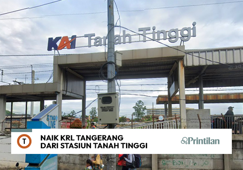 Naik KRL Lin Tangerang dari Stasiun Tanah Tinggi, Catat Jadwalnya!